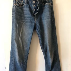 Mother denim “mother superior” cropped jean